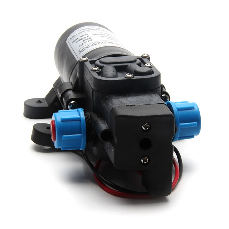 Electric Water Pump DC 12V 80W High Pressure Micro Diaphragm Water Pump Automatic Switch 5.5L/min
