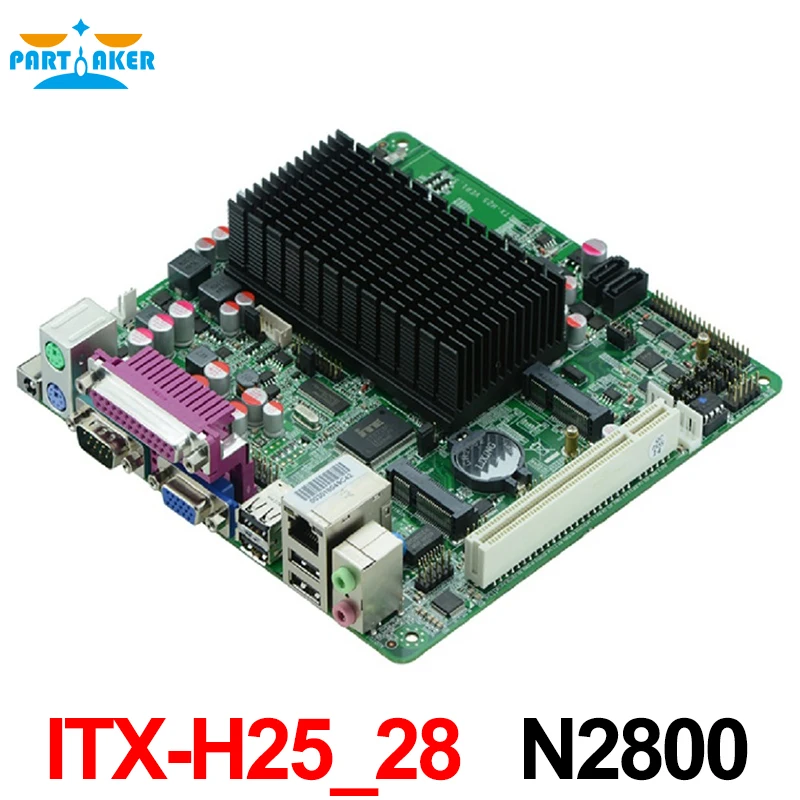 Intel ATOM N2800 Motherboard with 6 COM Motherboards Mini ITX-H25_28 with LVDS mainboard