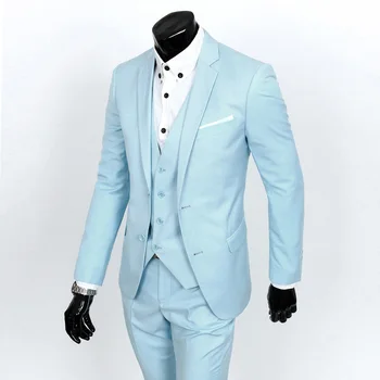 

2020 new arrival terno masculino, Business casual suits men, two-piece suits jacket+pants, Formal wedding dress Slim Blazer