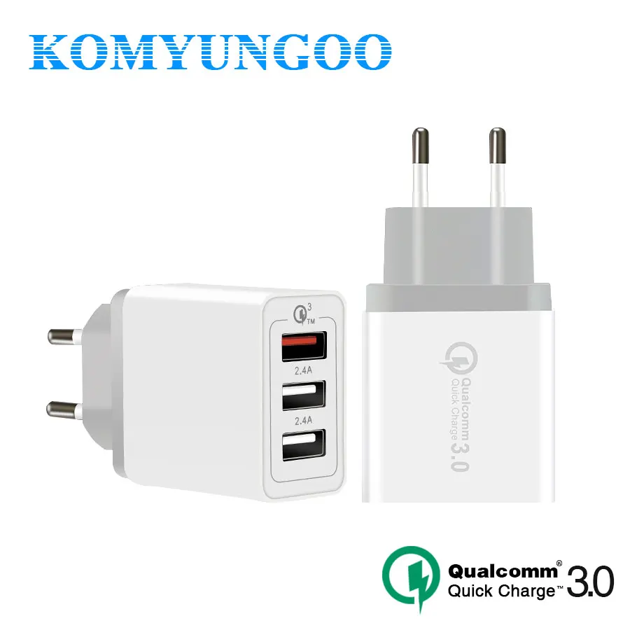 3 Порты usb Quick Charge 0 PD быстро Зарядное устройство Тип C Мощность Адаптеры для