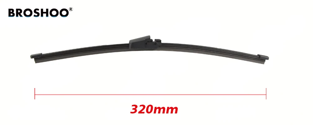 Car Wiper blade Rear Back Window Windscreen Windshield Wipers For Skoda Fabia Hatchback 320mm 2008-2011 Auto Accessories low price auto glass