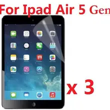 Высокий ясный полный корпус протектор переднего экрана для Ipad Air 5 Gen+ розничная посылка+ 3 шт./партия