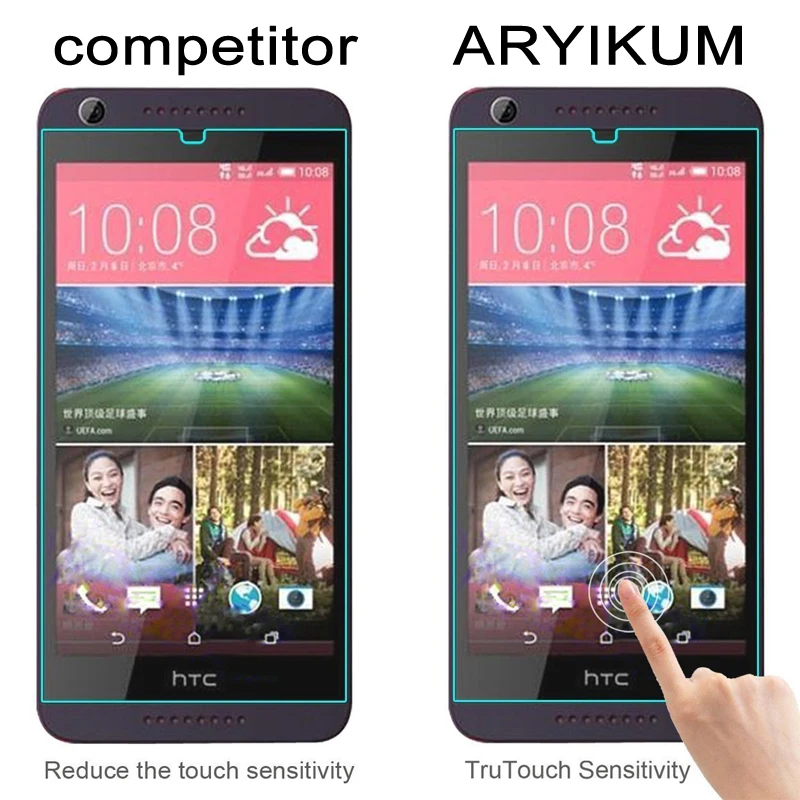 Для HTC Desire 626g/626/626n двойная Sim защита экрана HD закаленное покрытие для телефона HTC626