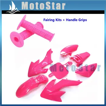 

Pink Plastic Fairing Fender Kits Handle Grips For Honda XR50 CRF50 Pit Bike 50cc 70cc 90cc 110cc 125cc 140cc 150cc 160cc