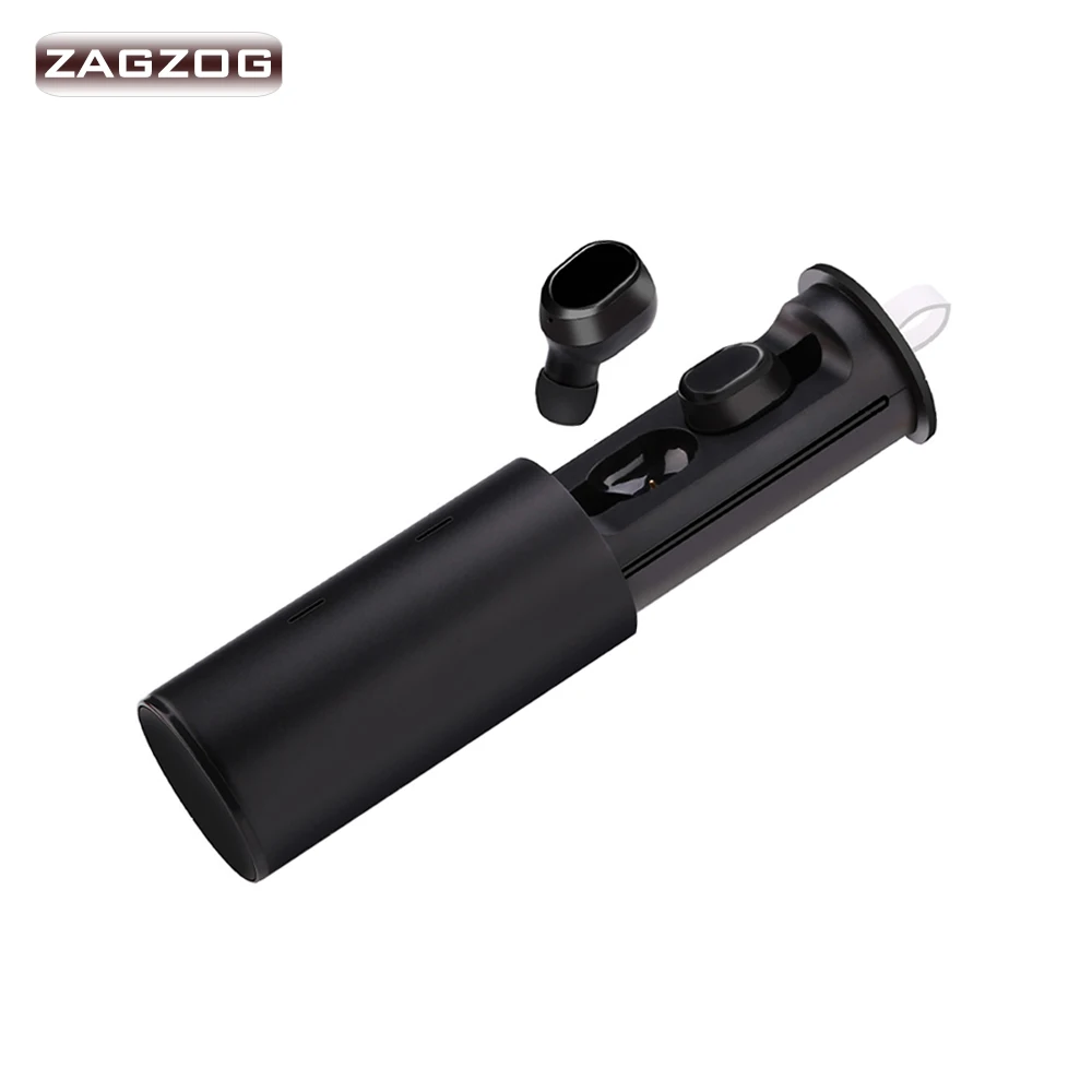 

Zagzog Stereo Bluetooth Headsets Wireless Bluetooth Earbuds Sport Mini with Mic Noise Cancelling for xiaomi Samsung iPhone7/8/X