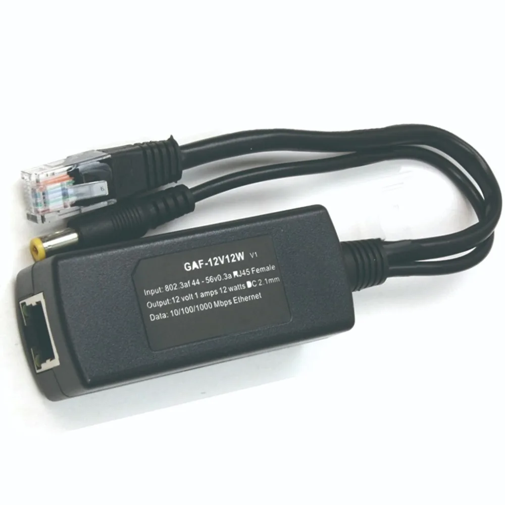 Разветвители Gigabit Poe с выходом 12 В Вт. Power Over Ethernet для Foscam и Microseven IP камеры при