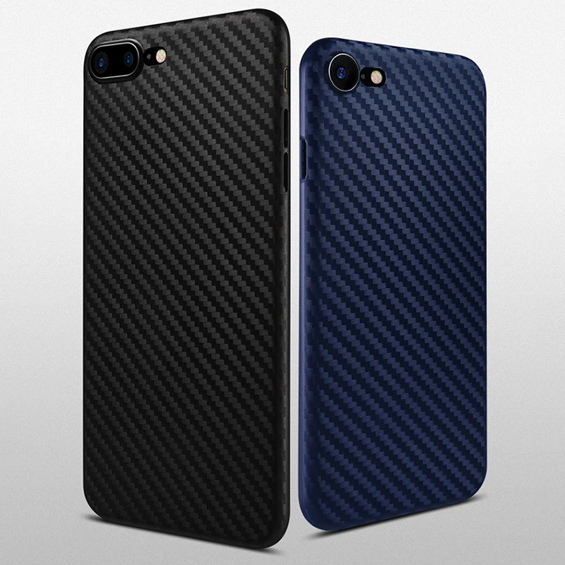 

2019 Cases for iPhone 8 Plus Case Cover Carbon fiber phone case Phone Case for iPhone X Xs Max anti-skid anti-hand sweat