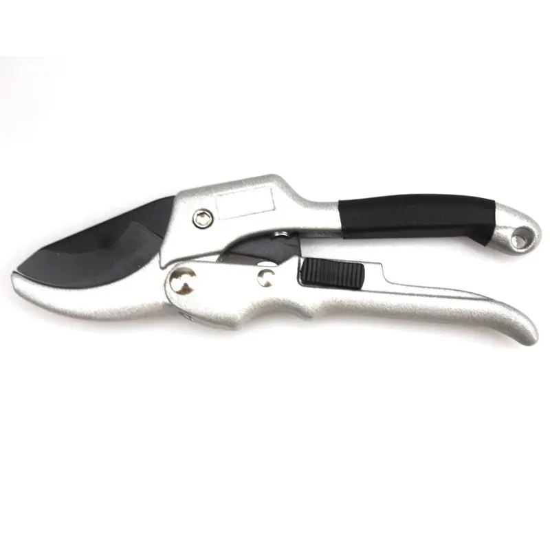 

20cm Ratchet Plant trim horticulture Hand pruner cut secateur Shrub Garden Scissor tool anvil Branch Shear Orchard pruning