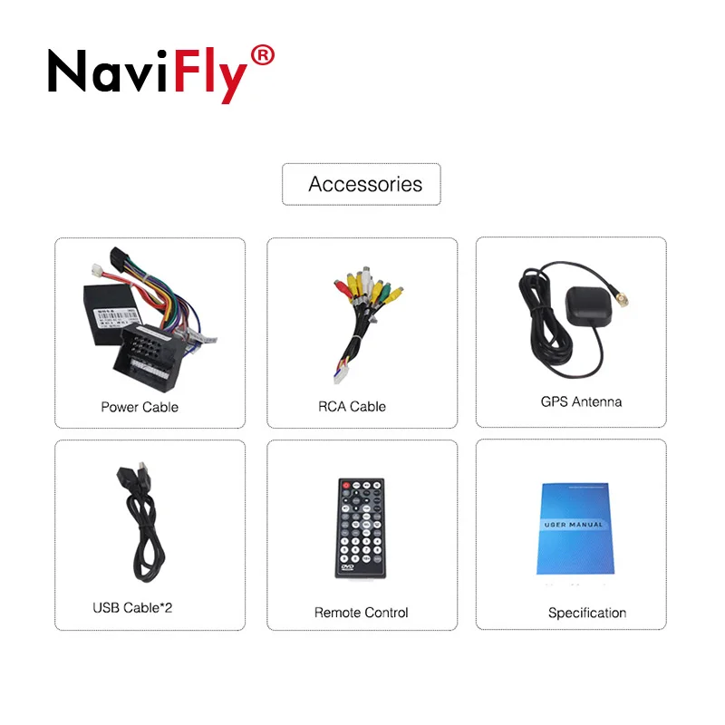 Flash Deal Navifly Free shipping! 7Inch 2din windows ce6.0 Car DVD Player For C-Max Connect Fiesta Fusion Galaxy Kuga Mondeo S-Max Focus 5