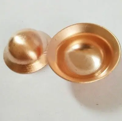 LOT10 1/4 &quotмедная расклешенная Концевая крышка стопорный конец фитинг для подающей