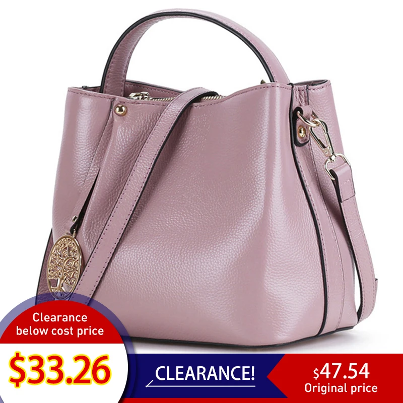 

Genuine Leather Women Messenger Bag female luxury handbag women bag designer Ladies women Shoulder Bag crossbody tote