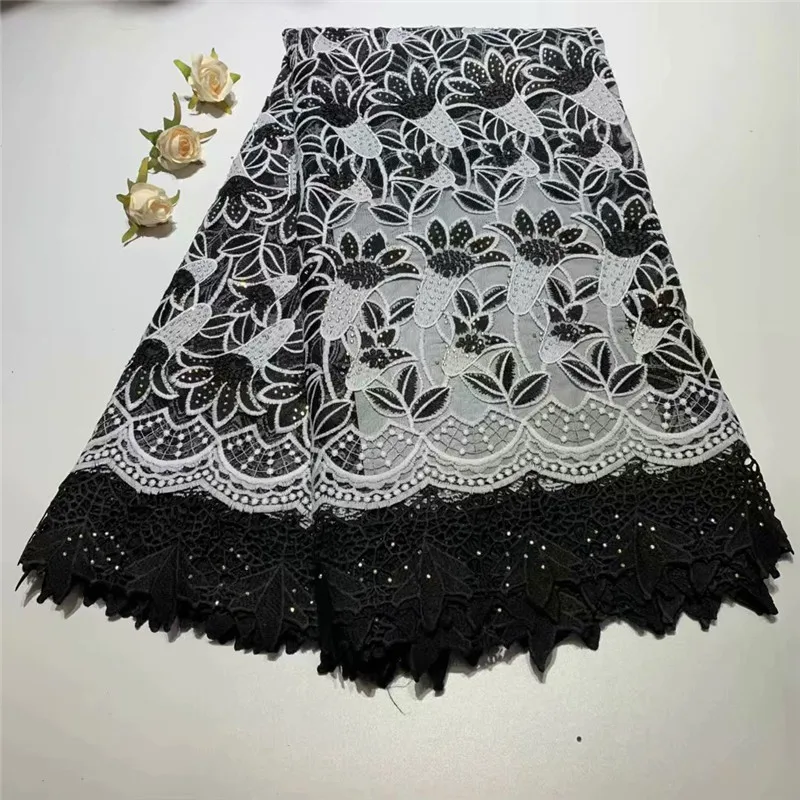 

ZQ!African Lace Fabric, 3D Applique Lace For Wedding, Bridal Dress Tulle Lace Fabric ! L121201