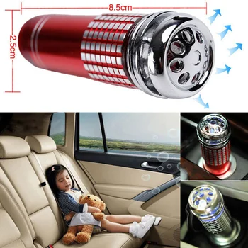 

Mini Car Oxygen Bar Air Purifier 12V Car Air Ionic Purifier Ozone Ionizer Interior Accessories Car Electrical Appliances Cleaner