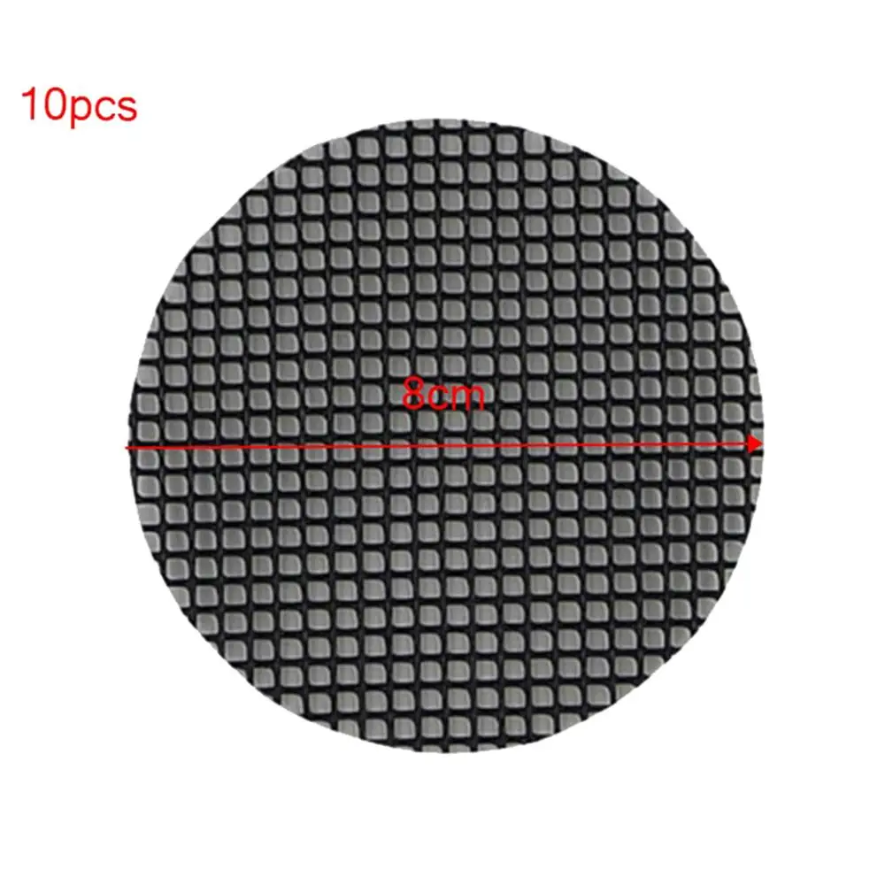 10pcs Dia. 8cm Цветочный горшок сетка бонсай растительный горшок Нижняя сеточный сетчатая подставка для цветочных горшков сетка дренажная сетка лист предотвращает потерю почвы моль - Цвет: 10pcs Dia. 8cm