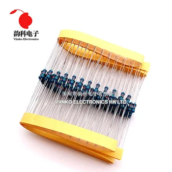 

100pcs 4.3 ohms 1/4W 4.3R Metal Film Resistor 4.3ohm 0.25W 1% ROHS