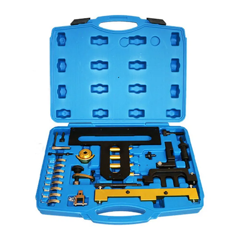 

Engine Camshafts Timing Locking Setting Locking Tool Kit for BMW N42 N46 N46T E87 E46 E60 E90 Changing Timing Chain Engine Tool