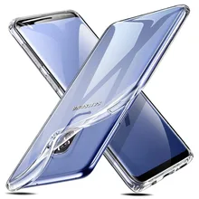 Прозрачный чехол из ТПУ для samsung Galaxy Note 10, 9, 8, S6, S7 edge, S8, S9, S10 Plus, S10e, мягкий силиконовый ультратонкий противоударный чехол