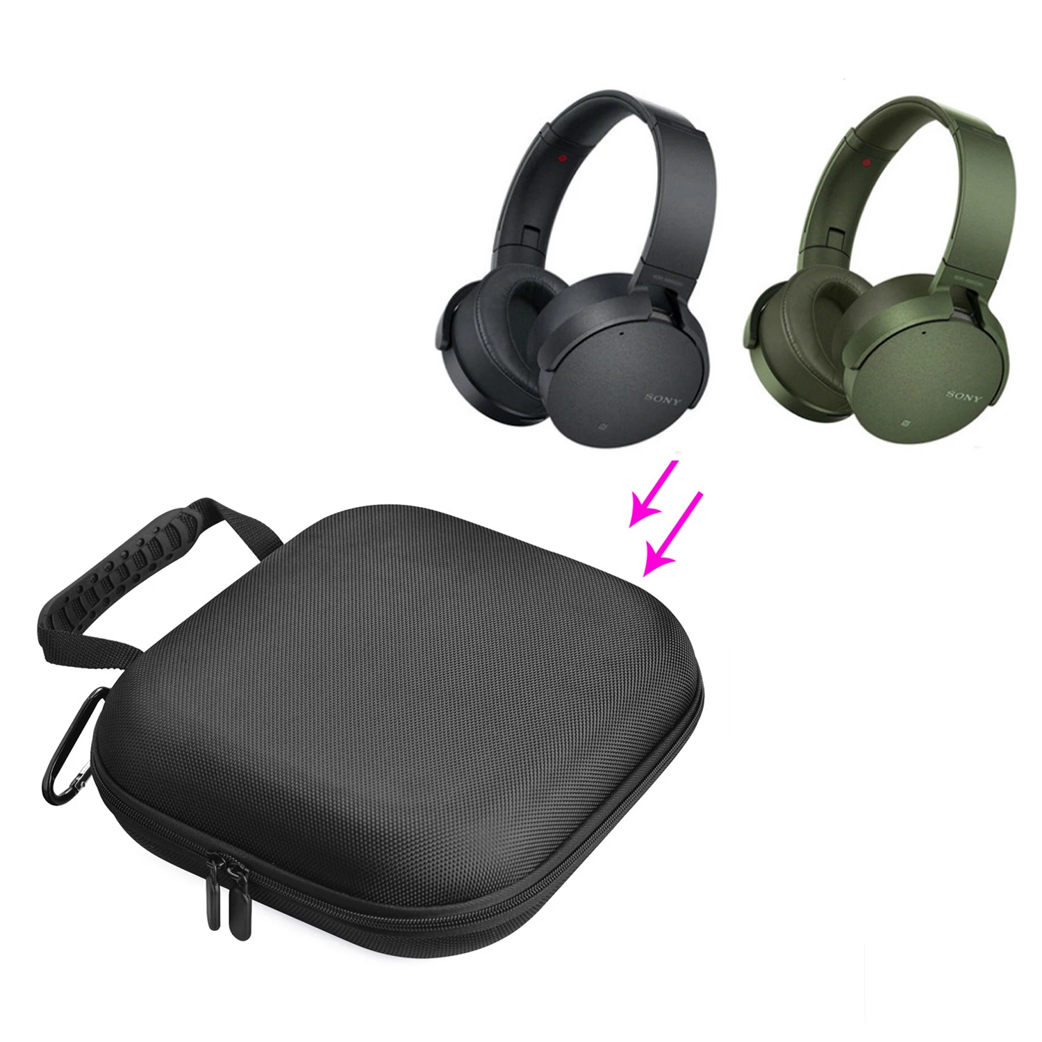 Headphone Shockproof Storage Protect Case Cover for Sony MDR XB950N1