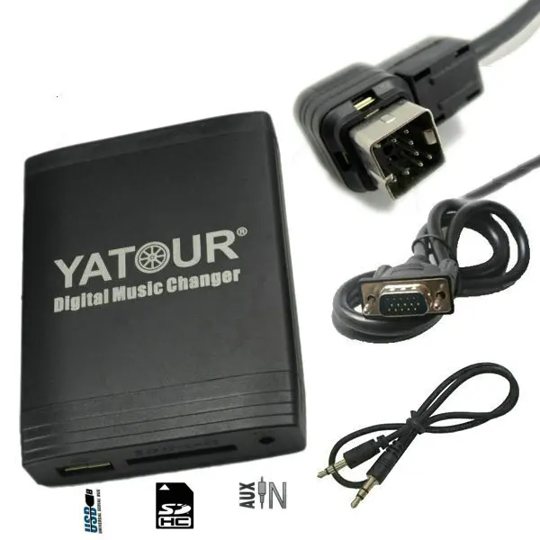 

Yatour CLR USB Car Stereo adapter radio interface (SD AUX MP3 changer) fits Suzuki Su-baru audio media player emulator