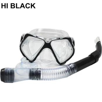 

Soft Comfortable Swimming Set New Scuba Diving PVC Mask Snorkel Durable Safe Professional Wear Resistant Diving Mask Set