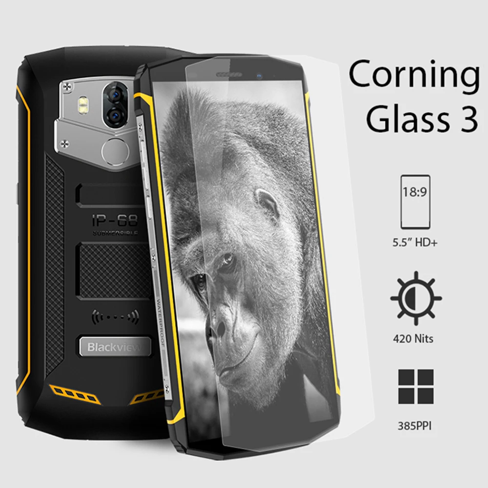 Blackview BV5800 5.5 inch Rugged IP68 Waterproof Mobile Phone 2GB+16GB Fingerprint 5580mAh Quick Charge NFC Tough 4G Smartphone