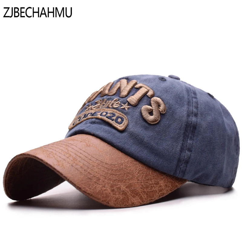 

Spring Fashion Vintage Solid Letter Baseball Caps For Men Women Summer Hats Cotton Adjustable Snapback Hat Wholesale Price Brand