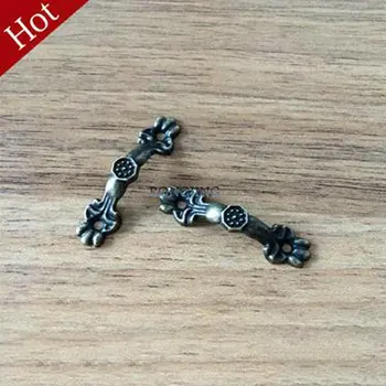 

New 10pcs Antique Cabinet Drawer Knobs Bronze Cabinet Handle Furniture Knobs Euro-Style Vintage Pulls Jewelry Box Handle