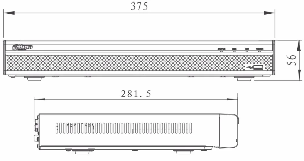 Dahua английская версия 4K видео наблюдения NVR NVR5208-4KS2 NVR5216-4KS2 NVR5232-4KS2 8/16/32 Каналы H.265