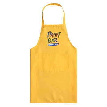 

30 yellow and 5 black apron and printing