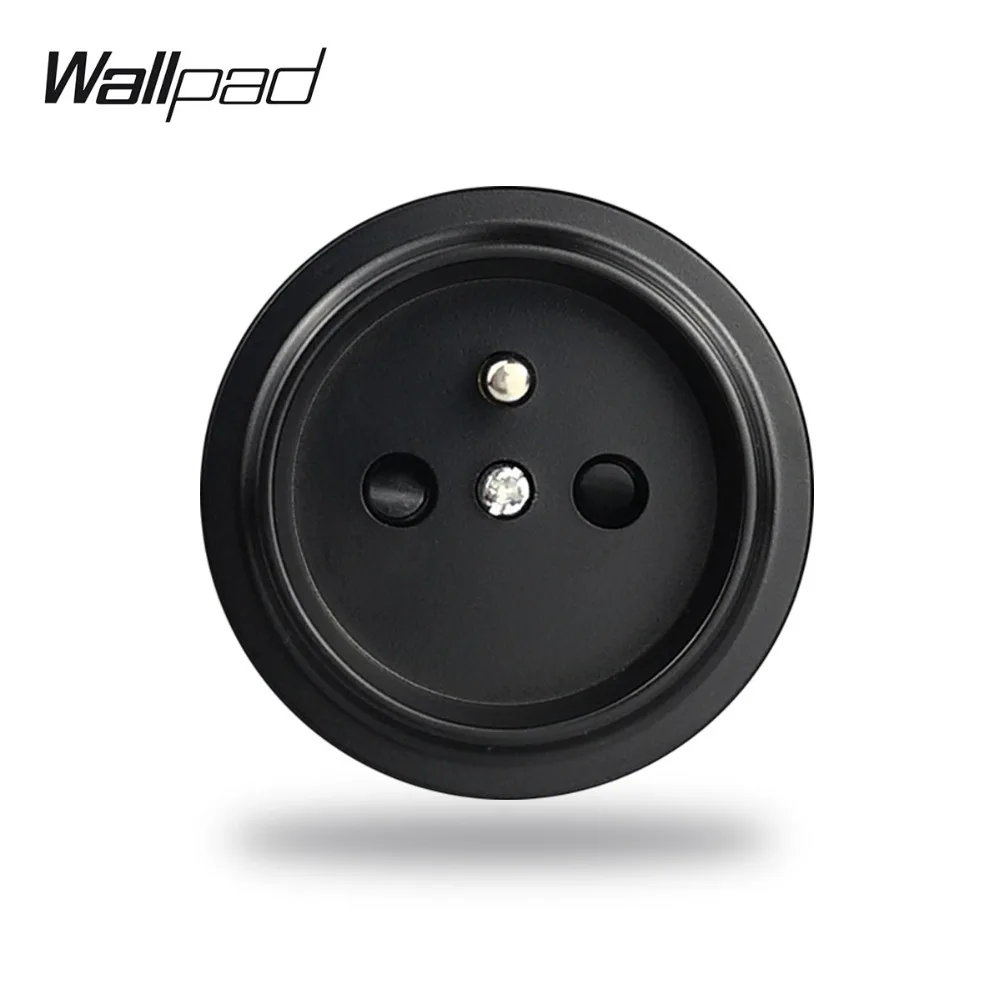 

L6 DIY Free Combination Black White French Wall Electrical Power Socket Modular