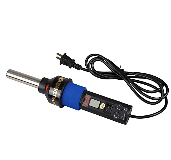 

High Quality 110V 450 Degree LCD Electronic Heat Hot Air Gun IC SMD BGA Desoldering Station with 4 Noozles US plug
