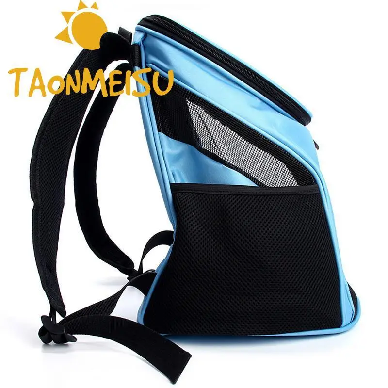 Контейнер для переноски домашнего животного-кошки Щенок Портативный с рисунком собачки и котика для путешествий с двумя лямками рюкзаки для спорта и путешествий на открытом воздухе сумка-переноска для животных