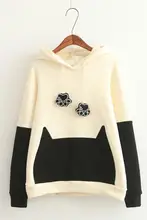 Cute Lolita Hoodies font b Anime b font font b Cosplay b font Hoody Patchwork Casual