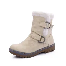 

Autumn and Winter Women's Shoes New Casual and Comfortable Flat Snow Boots Women's Wild Large Size Low Boots tide