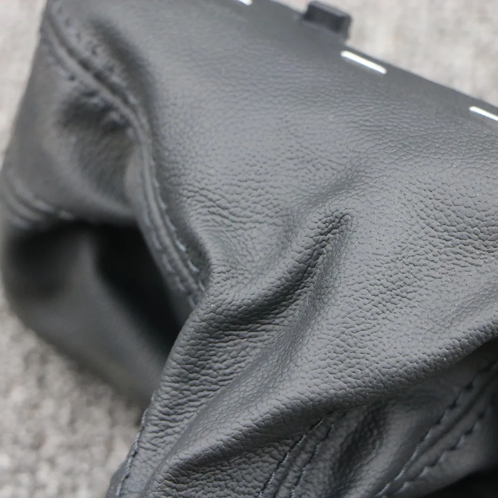 Ручка переключения передач Gaitor Boot Cover кожаный чехол Gaiter Boot Серый Черный на LHD ТОЛЬКО для Audi A3 A6 S6 Q7 2005-2012