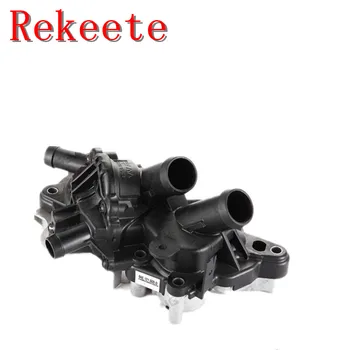 

1pcs Auto cooling system thermostat for VW Golf MK7 Polo Jetta AUDI A1 A3 Engine Water Pump 4-Way EA211 1.2/1.4TSI 0E121 042 C