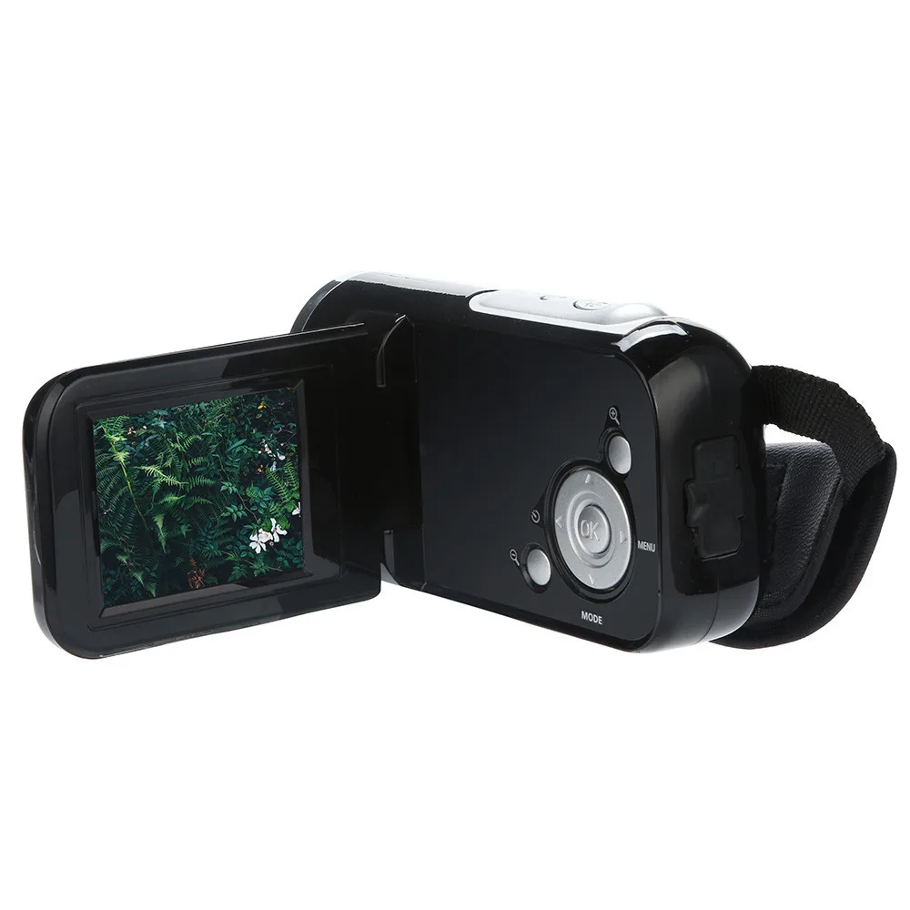 2019 Новая цифровая видеокамера HD 1080P Портативная камера 4X цифровой зум Встроенная