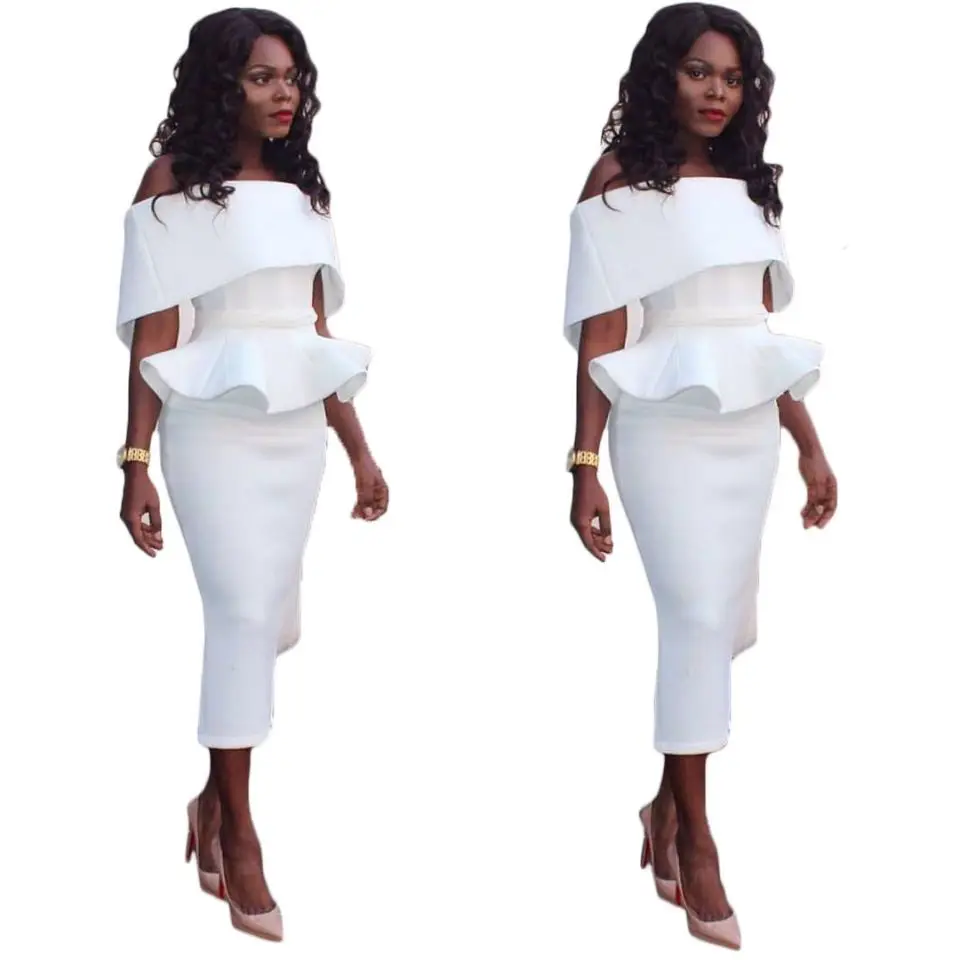 2017 Spring Slash Neck Ruffles Women Off-shoulder Bodycon Dress Womens Sexy Fashion work Dresses Party Night Club Dress (5)