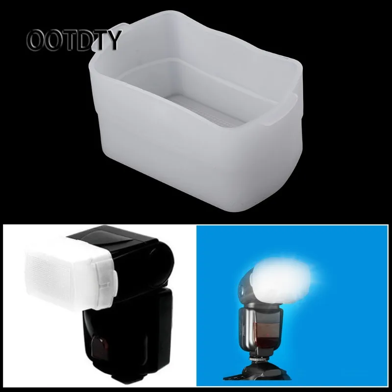 

OOTDTY Camera Flashes Accessories Flash Bounce Diffuser Softbox For YONGNUO YN560 for Canon 580EXII Speedlite