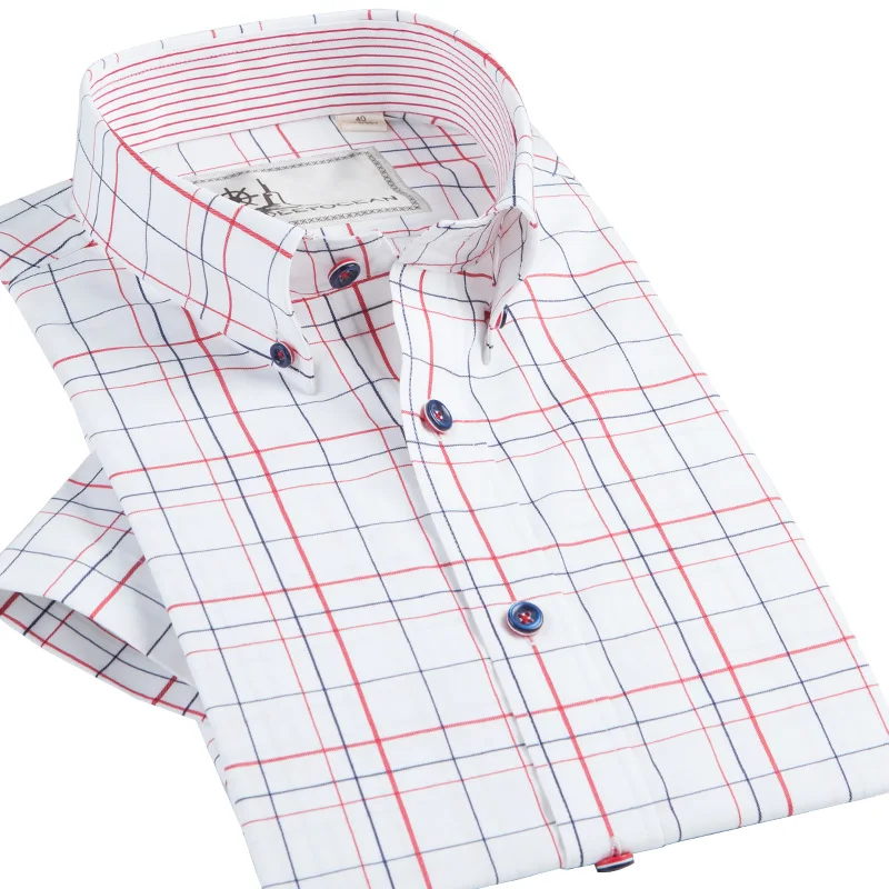 Мужские рубашки Deepocean облегающие Hombres Camisas модные Priaid мужские топы из хлопка