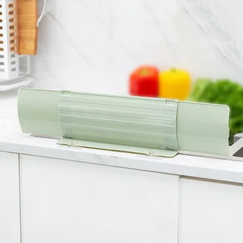 

Retractable Basin Sink Water Splash Guard Anti-splash Splashproof Baffle Board Kitchen Bathroom Adhesive Sink Screen Splatter