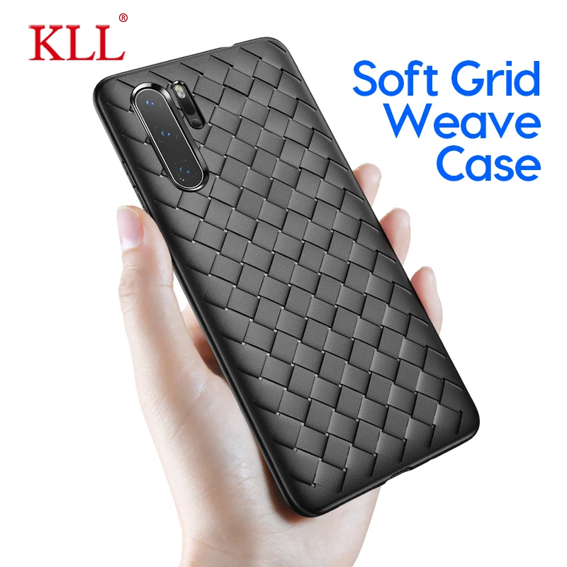 

Woven Braided Case for Huawei P30 Pro Lite Nova 4 4E Soft Grid Weave Case for Huawei Enjoy 9 9S 9e Honor 8A 8S View 20 Lite