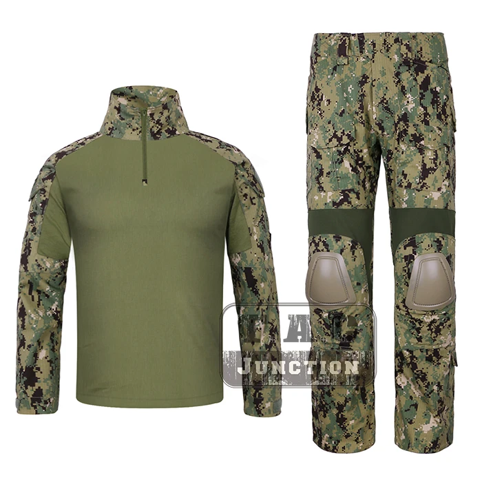 

Emerson G2 Combat Shirt & Pants Tops+Trousers w/ Elbow & Knee Pads Set Tactical Military Airsoft EmersonGear GEN 2 BDU Uniform