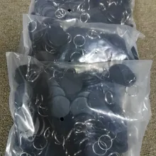 100 шт./лот RFID 125 кГц 5200 чип ABS брелок для ключей перезаписываемый идентификационные бирки для системы контроля доступа