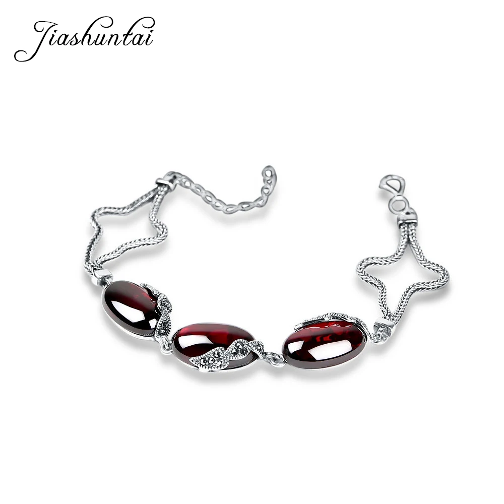 JIASHUNTAI Retro 925 Sterling Silver Bracelets For Women Vintage Silver Jewelry Female JIASHUNTAI Retro 925 Sterling Silver Bracelets For Women Vintage Silver Jewelry Female