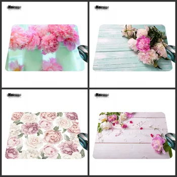 

Mairuige Custom Beautiful Mousepad Mouse Pad Mat Red Varieties of Roses Cream The No Lockedge Keyboard As Gift