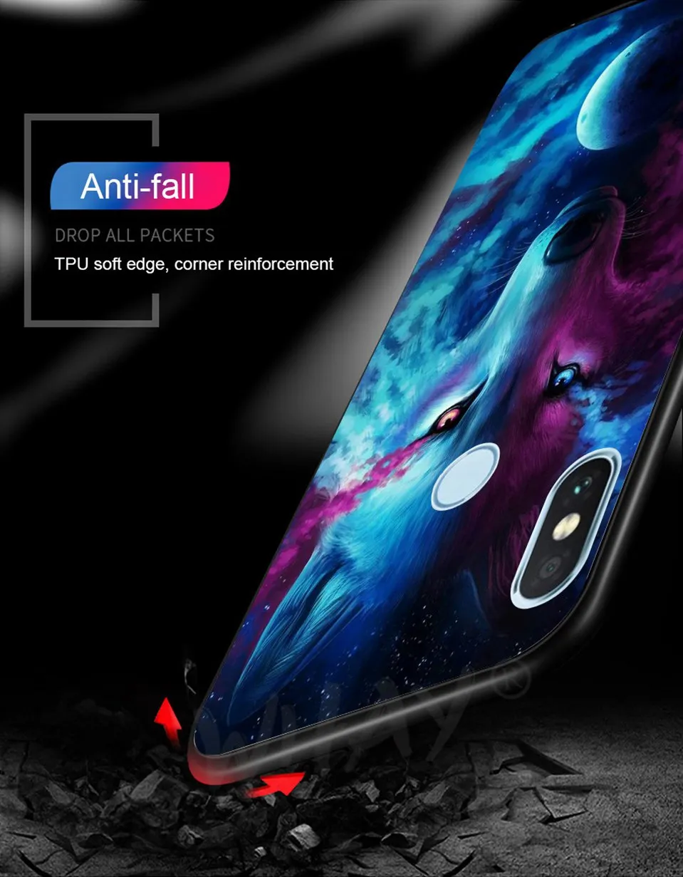 Tempered Glass Case For Xiaomi Redmi Note 5 Pro 4X Coque Silicone Luxury Back Cover Case For Xiomi Xiaomi Mi A1 8 Redmi 5 Plus   (7)