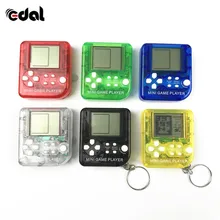 Классическая игра тетрис Электронная Мини кибер машина Обучающие игрушки для детей игра брелок подарки игрушки цвет случайный