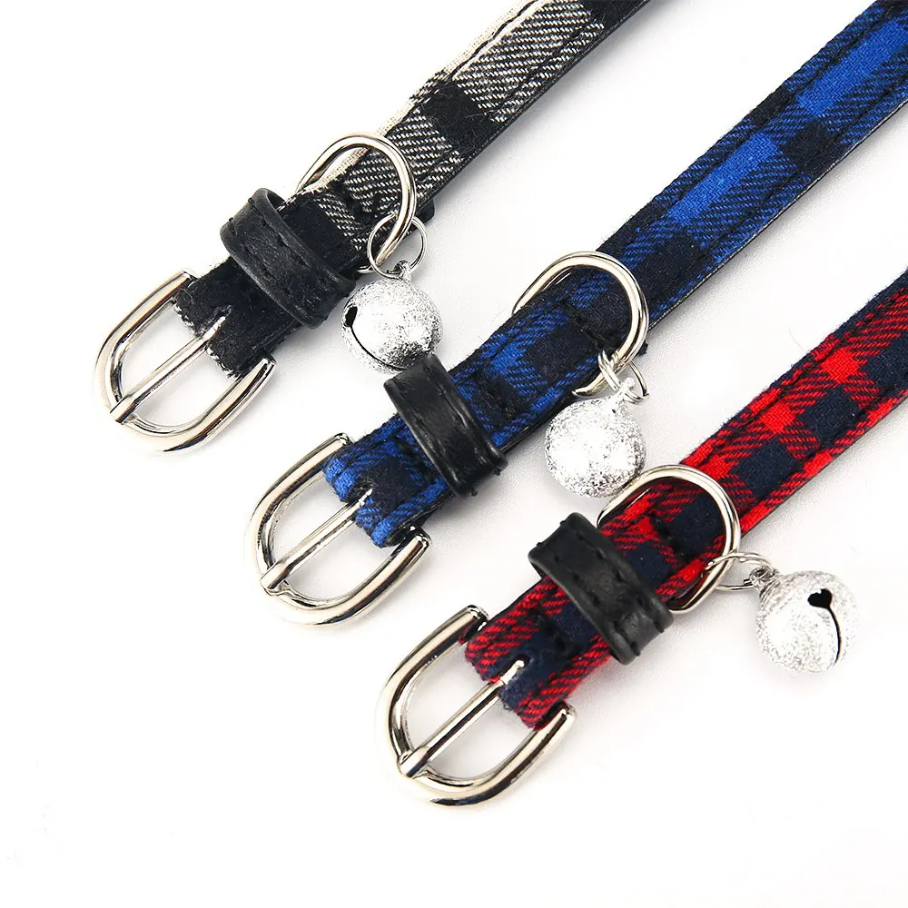 Plaid Pet Products Dog Collar For Small Dogs Cats Dog-Collar Leash Harness Puppy Cat   Collars Supplies Chihuahua Accessories  PQ015  (1)