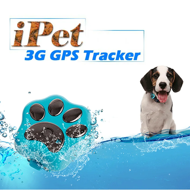 3G Network MiNi Waterproof GPS Tracker Dog Cat Pet Personal Tracking Locator IOS Andriod App GSM